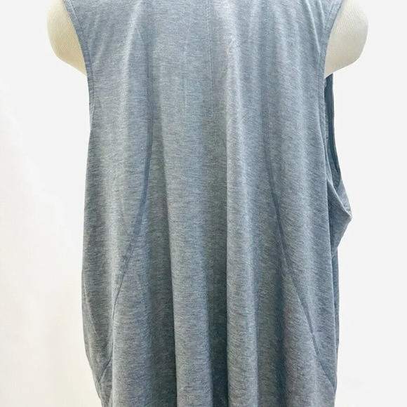 NWT TEK GEAR Women Sleeveless Pullover High Neck Gray Muscle Shirt Plus Size 2X - Picture 7 of 14